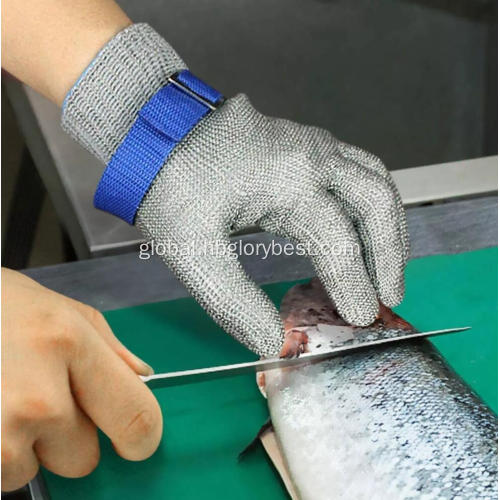 Butchers Mesh Gloves Stainless Steel Wire Mesh Safety Protection Gloves Factory